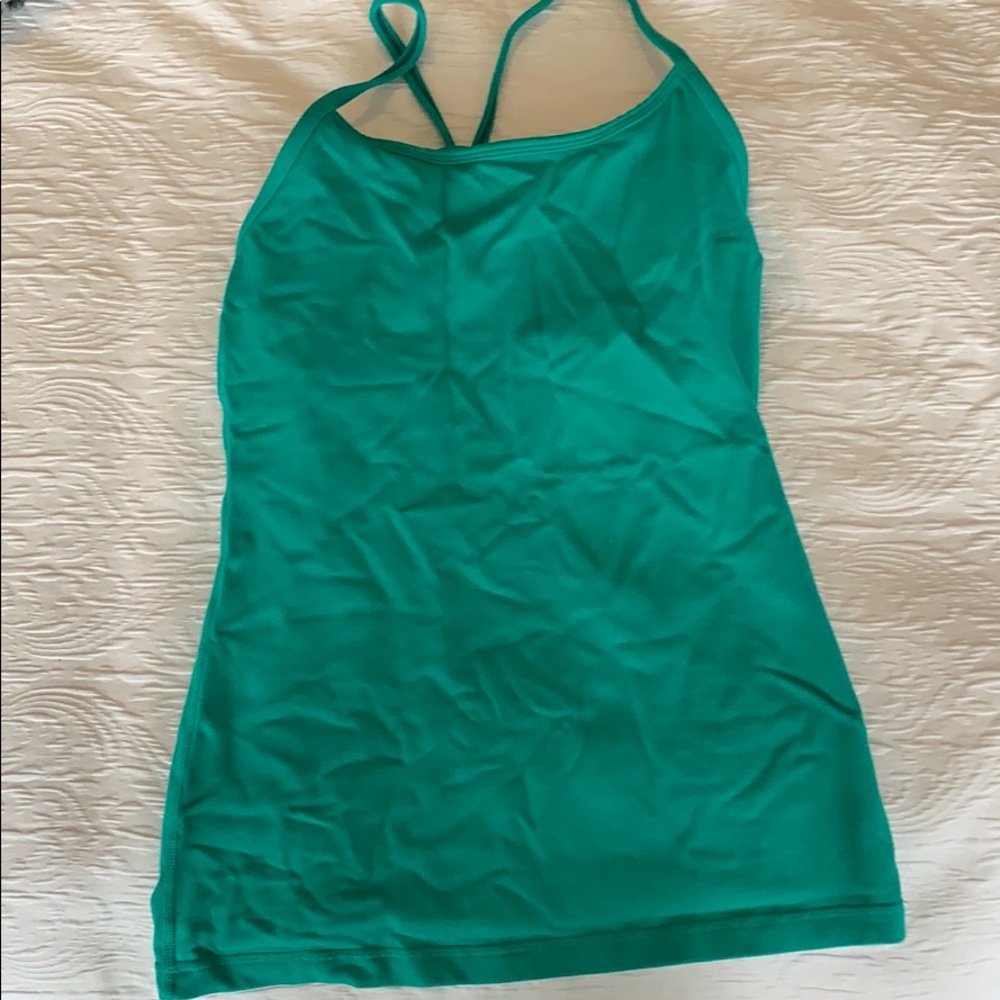 Teal Lululemon tank